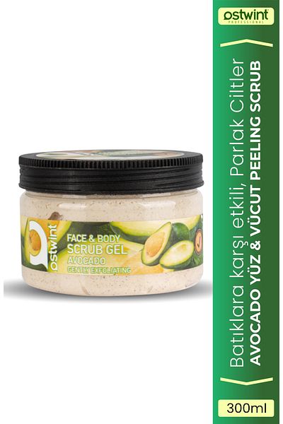 Ostwint Face And Body Scrub Peeling Gel Avocado 300 ml
