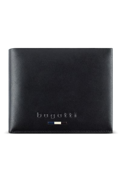 BUGATTI Portofel Romeo cu protecție RFID din piele 11,5 cm