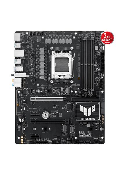 ASUS Tuf Gaming B850-Plus Wifi Amd B850 Socket Am5 Ddr5 8000 (Oc)Mhz Atx Gaming (Gamer) Motherboard