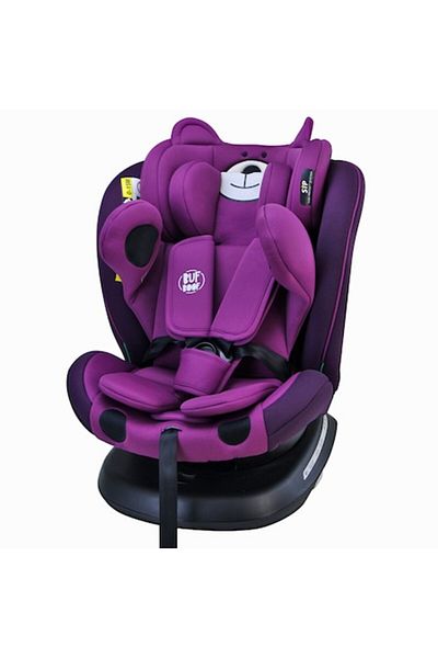 BUF BOOF Scaun auto TWT Plus iSize Buf Boof UrsPurple cu isofix Rotativ 360 Pozitie Somn Top Tether 0-36 kg