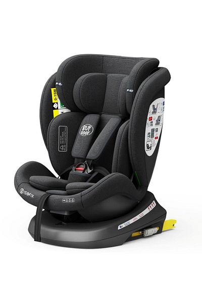 BUF BOOF Scaun Auto Twt Plus Isize Blackjeans Isofix Rotativ 360 Pozitie Somn Top Tether 40-150 Cm