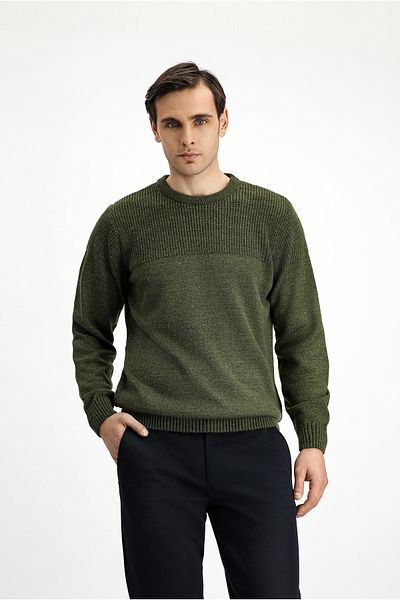Kiğılı Crew Neck Regular Fit Patterned Knitwear Sweater