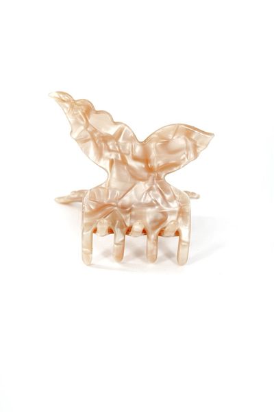 Roberta Lorenz Women's Butterfly Design Bone Material Special Design Hairpin 6 cm