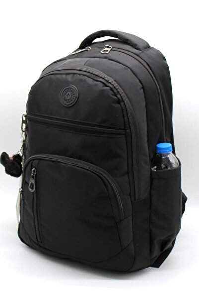 Bevitton Țesătură de lux din satin impermeabil, culoare neagră, dimensiune mare, unisex, rucsac și geantă de călătorie // 1700