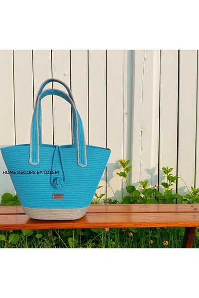 home decors by özlem Straw Shoulder Bag Beach Bag Daily Bag Handcrafted Handmade Arm Bag Hand Bag