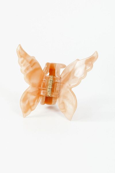 Roberta Lorenz Women's Butterfly Design Bone Material Special Design Hairpin 6 cm