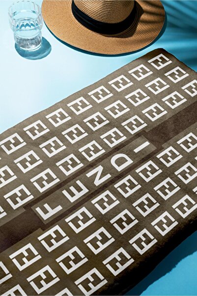 Doruklar Home Collection Модерна кърпа за плаж с дигитален печат Peshtemal 80x160 см Lux86