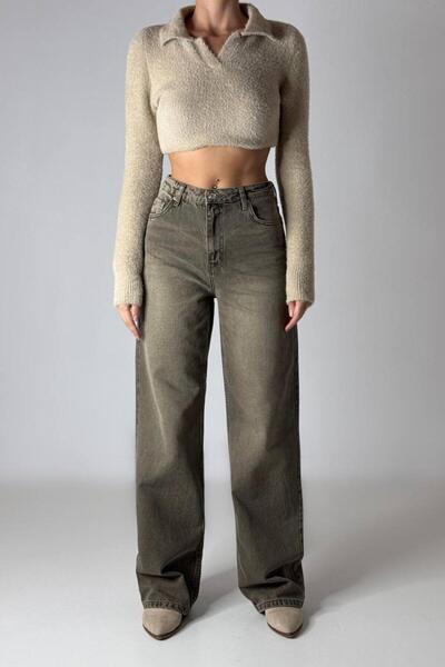 LACARINO 7714 W.leg Kadın Jean Pantolon