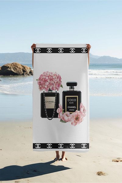 Doruklar Home Collection Πετσέτα θάλασσας με μοντέρνα σχέδια ψηφιακής εκτύπωσης 80x160 cm Lux03