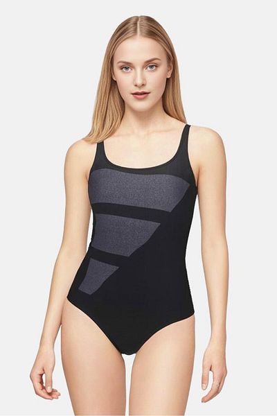 adidas Women Brand Logo One Piece Swimwear, Black