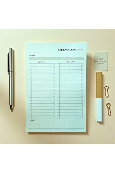 Fark Tanıtım Tarihsiz Masaüstü Planlayıcı, Kullan-at Planner - Yapılacaklar P...