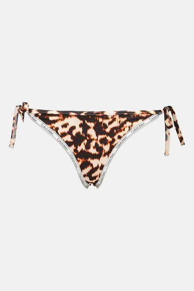 Calvin Klein Women Brand Logo Bikini Bottom, Multicolor