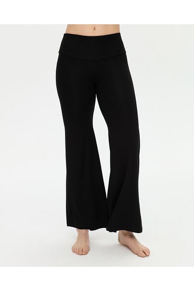 Ayma Active Yoga Pants with Black Shorts Thin Draped Yoga Pants