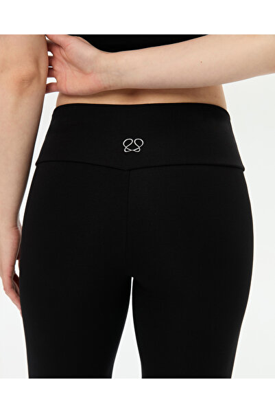 Ayma Active Yoga Pants with Black Shorts Thin Draped Yoga Pants