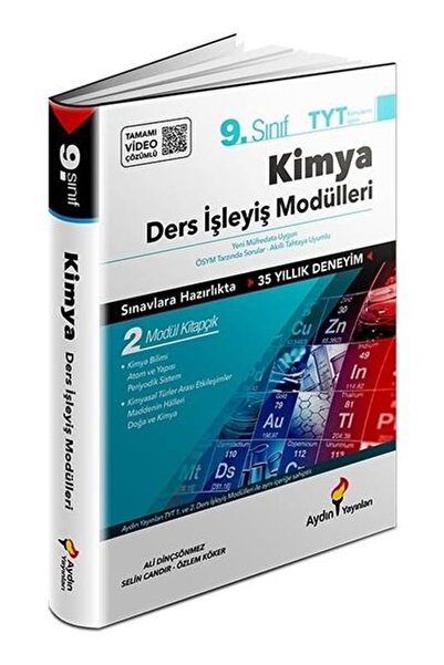 Aydın Yayınları Aydın 9. Sınıf Kimya Ders Işleyiş Modülleri