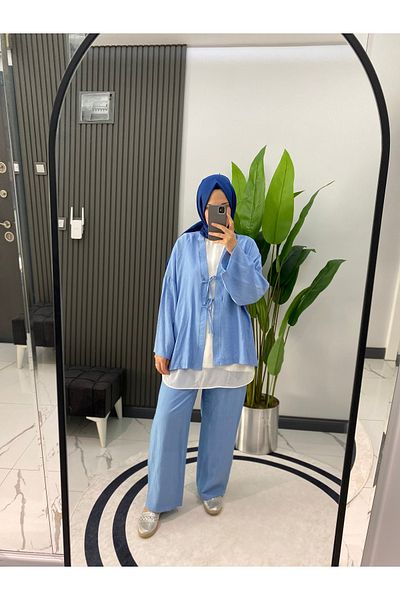 SARE BOUTIQUE Women's Hijab Bürümcük Double Set