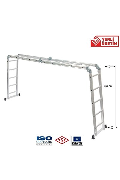 beykon madeni eşya 20 Basmaklı 5,80 Mt Akrobat Merdiven