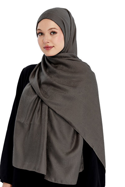 Altobeh Monogram Ethnic Pattern Shawl - Dark Mink