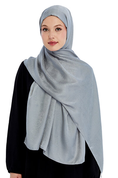 Altobeh Monogram Ethnic Pattern Shawl - Gray