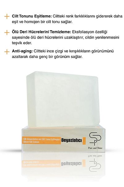 Pureandshine Skin Whitening and Skin Tone Equalizing Glycerin Soap (120 Gr)