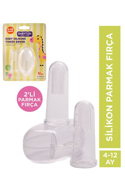 BABYTON Double Silicone Finger Brush