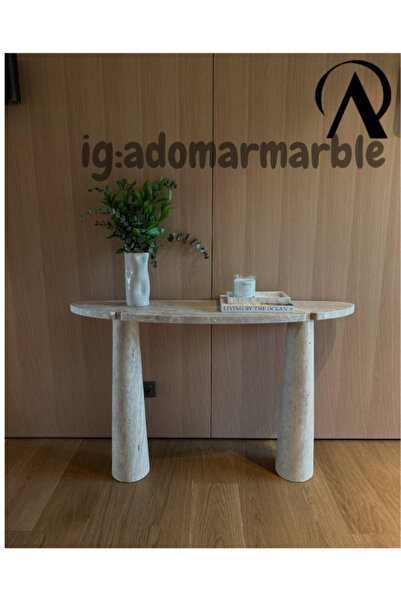 adomarmarblehandmadeandluxury ADOMAR Traverten Dresuar,Özel Ölçü, %100 Doğal ...