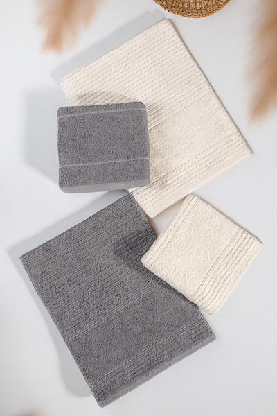 Isessia Sera 4-х предметний набір рушників для ванної кімнати 100% бавовна