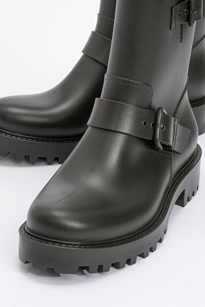 CCWAY AYAKKABI Γυναικείες μπότες βροχής ΧΑΚΙ