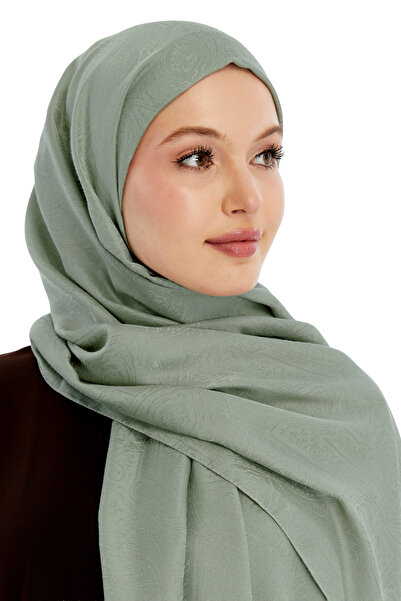 Altobeh Monogram Ethnic Pattern Shawl - Pistachio Green