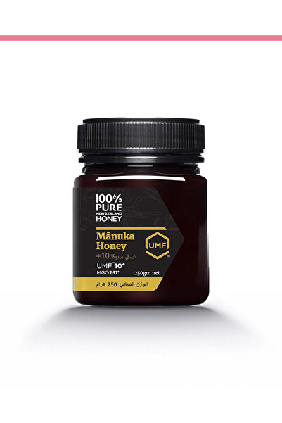 100% Pure New Zealand Honey 100% عسل مانوكا UMF 10+ (MGO 261+) عسل مانوكا خام 8.8 أونصة نقي من نيوزيلندا (زجاجة 250 جرام) غير معدل وراثيًا