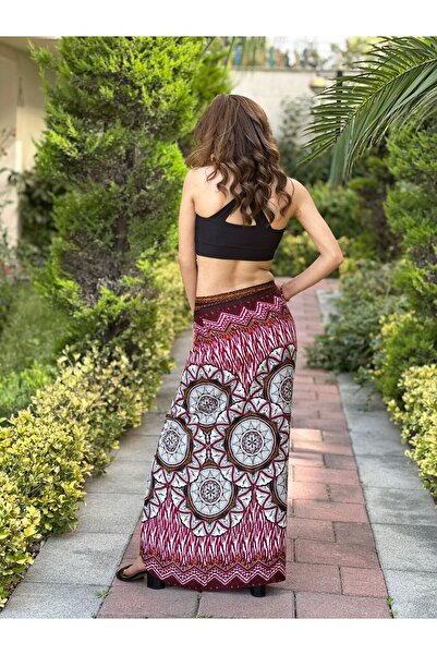 Gönülden Tasarım Ethnic Patterned Binding Women's Skirt