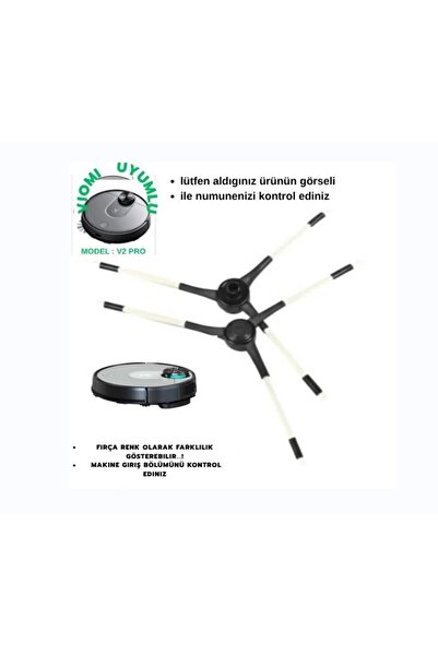 Viomi V2 Pro Robot Süpürge 2'li Yan Fırçası