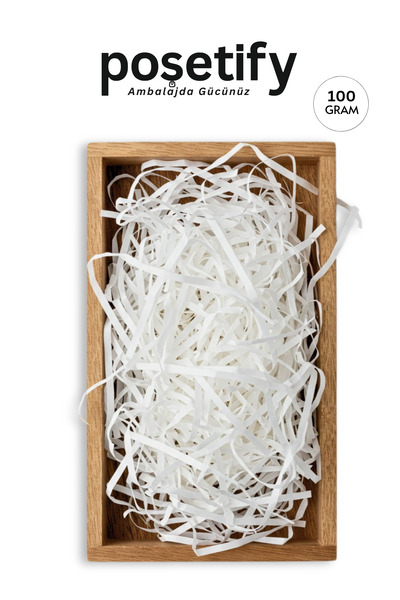 POŞETİFY حشوة ورقية ممتازة – 100 جرام |   أبيض |   التعبئة والتغليف الجمالية |   ورق التغليف الواقي