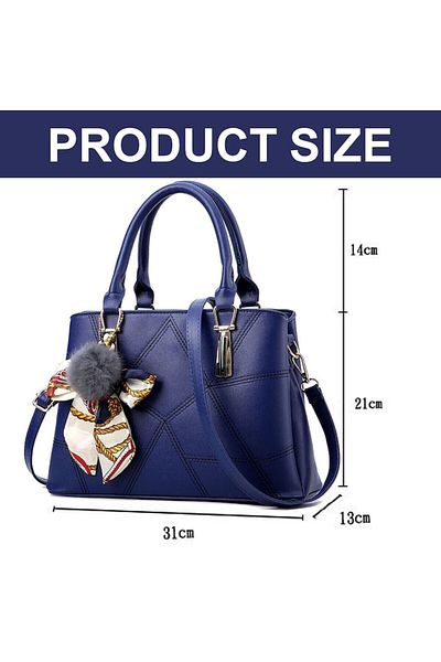 BGHYHYHI - Women's Bag, Leather/Polyester, 31x13x21cm, Blue