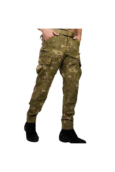 Wolftrap Tactical Παντελόνι τακτικής με μοτίβο καμουφλάζ στρατιωτικό με 6 τσέπες, ελαστικό παντελόνι παραλλαγής