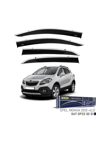 Niken Opel Mokka Niken Kromlu Cam Rüzgarlığı 4lü Set 2012 2018