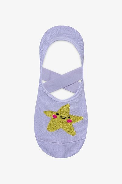 Penti Girl's Star Lilac Ballerina Socks