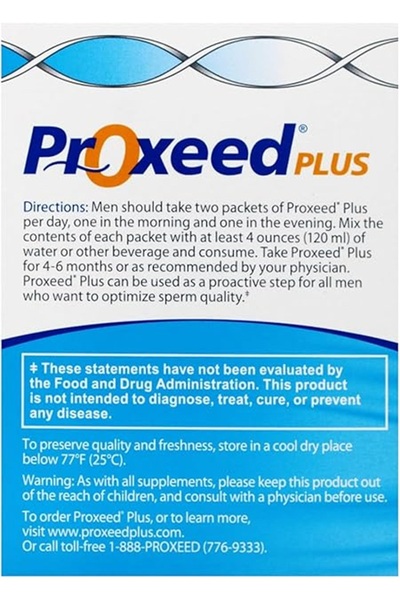 Proxeed Male Fertility Supplement, 30 Sachets