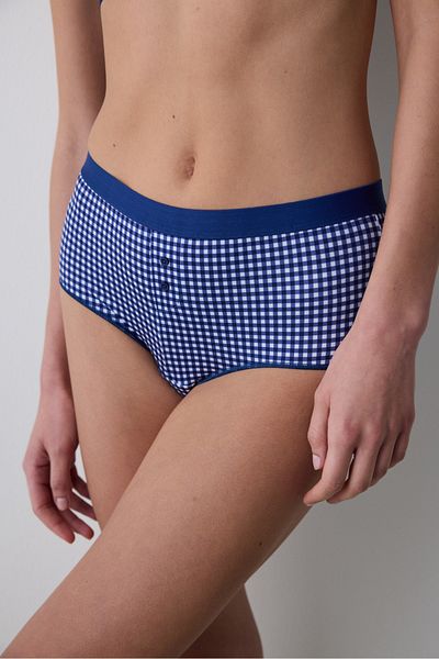 Penti Printed Navy Blue Boyshort