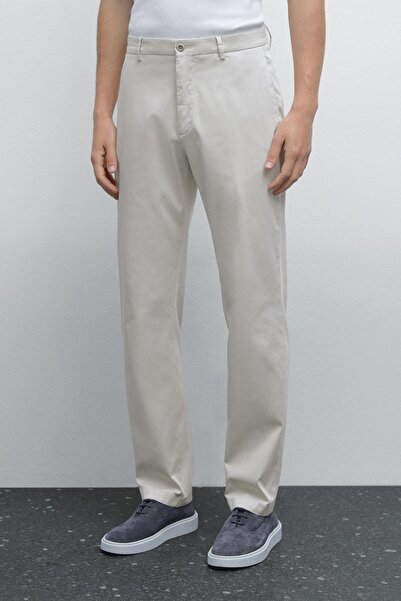 Massimo Dutti Pamuklu slim fit pantolon