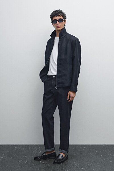 Massimo Dutti Denim tapered fit pantolon