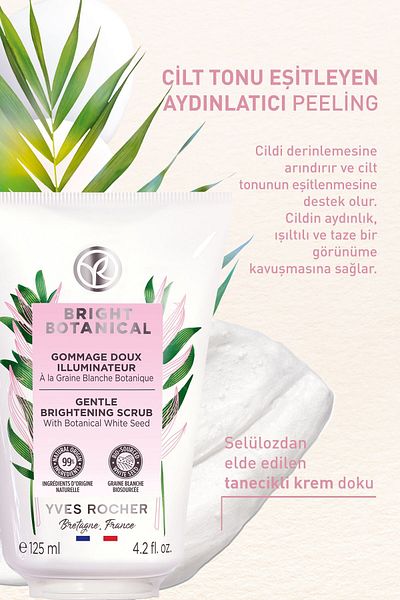 Yves Rocher Bright Botanical Anti-Blemish and Wrinkle Herbal Facial Peeling - 125ml