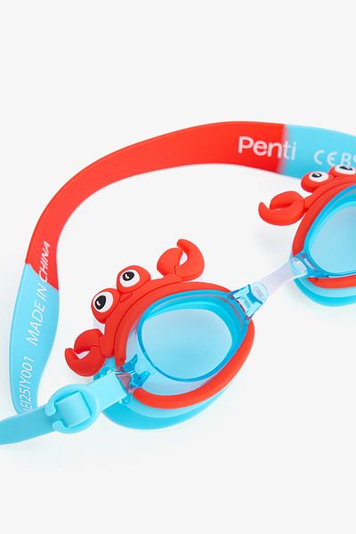 Penti Boy's Crab Multicolored Swimming Goggles