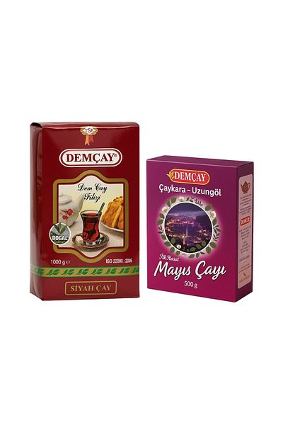 DEMÇAY Çaykara-Uzungöl First Harvest May Tea 500 g / Demçay Sprout Tea 1000 g