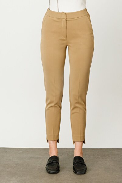 Ekol Μινιμαλιστικό γυναικείο παντελόνι - 7/8 μήκος ψηλόμεσο - Casual & Office