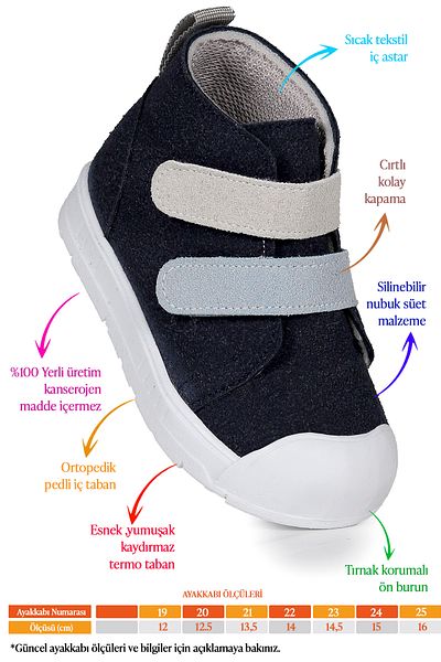 Kiko Kids حذاء Mufasa First Step Velcro للأولاد الصغار للاستخدام اليومي