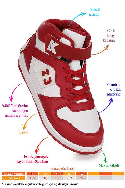 Kiko Kids Αθλητικά παπούτσια για αγόρια Carde Daily Velcro