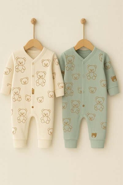 Minytrendy مجموعة من قطعتين من بذلة الأطفال حديثي الولادة من البنات والأولاد،...