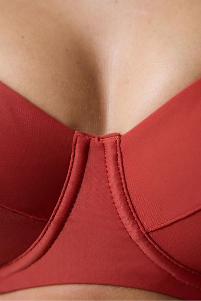 Penti Cinnamon Color Plus Push up Underwire Balconette Bikini Top