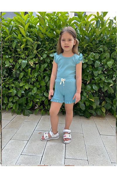 My Kids Wear Σετ κοριτσίστικο σορτς με βολάν
